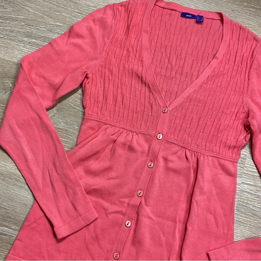 🖤5/$40!! Mexx Vibrant Pink Knit Sweater Cotton size small